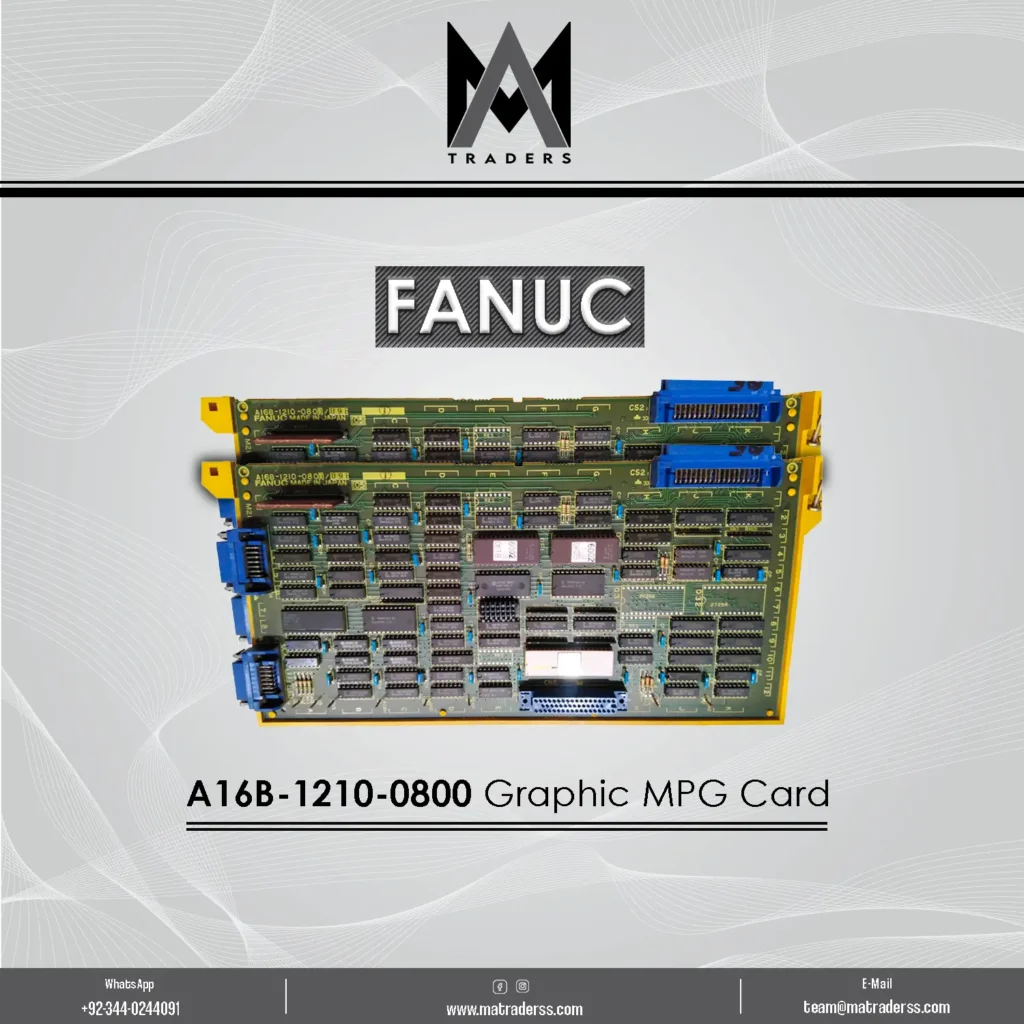 FANUC A16B-1210-0800 Graphic MPG PCB