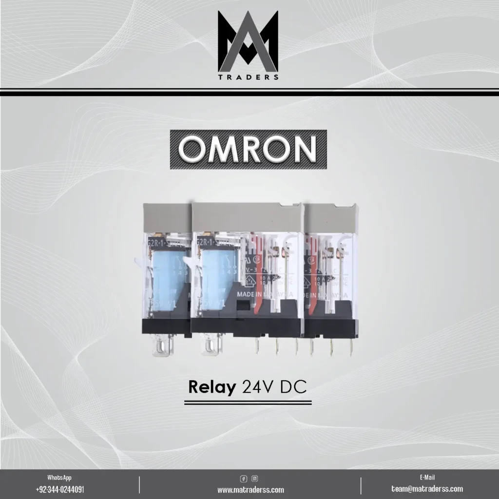 OMRON Power Relay 24V DC Plug-in