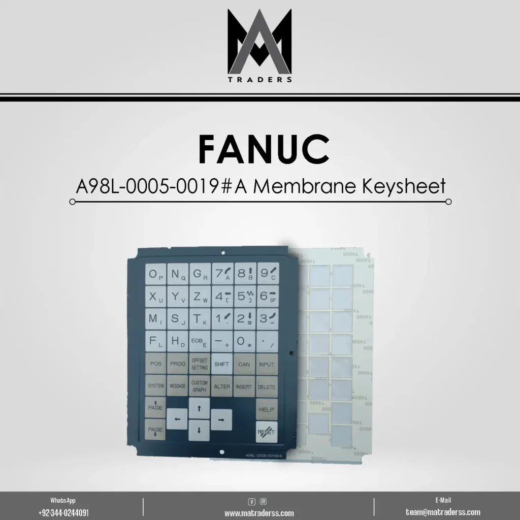 FANUC A98L-0005-0019#A Membrane Keysheet