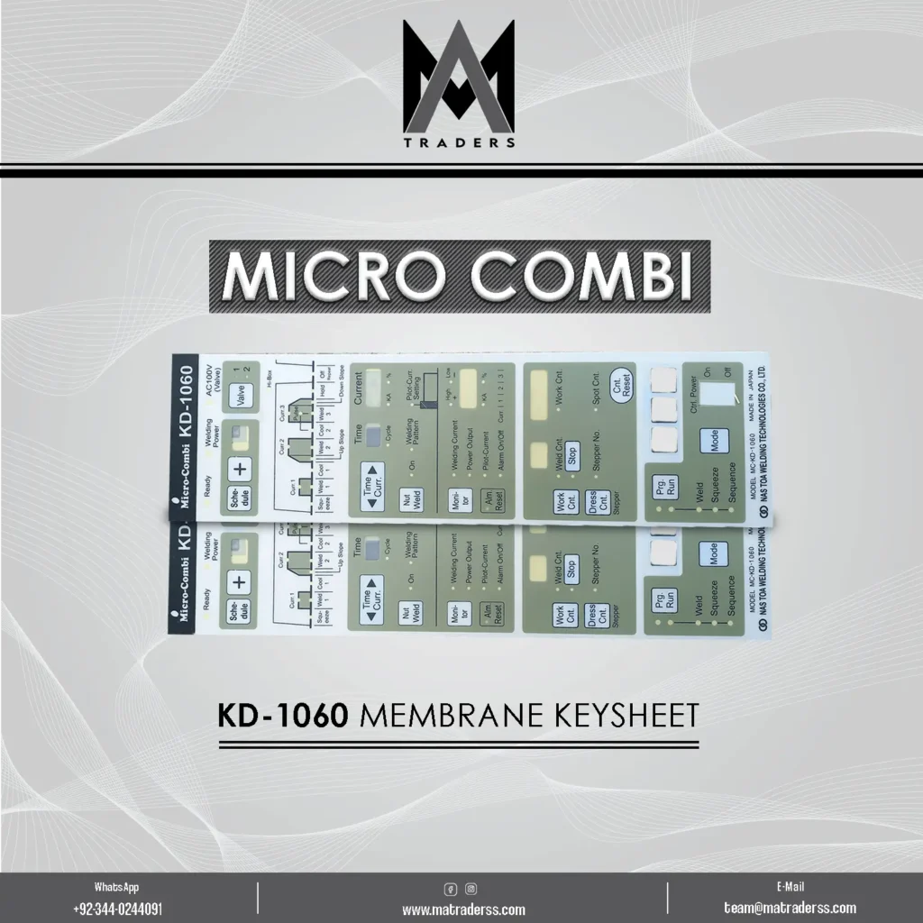 DENGENSHA TOA MICRO COMBI KD-1060 KEYSHEET