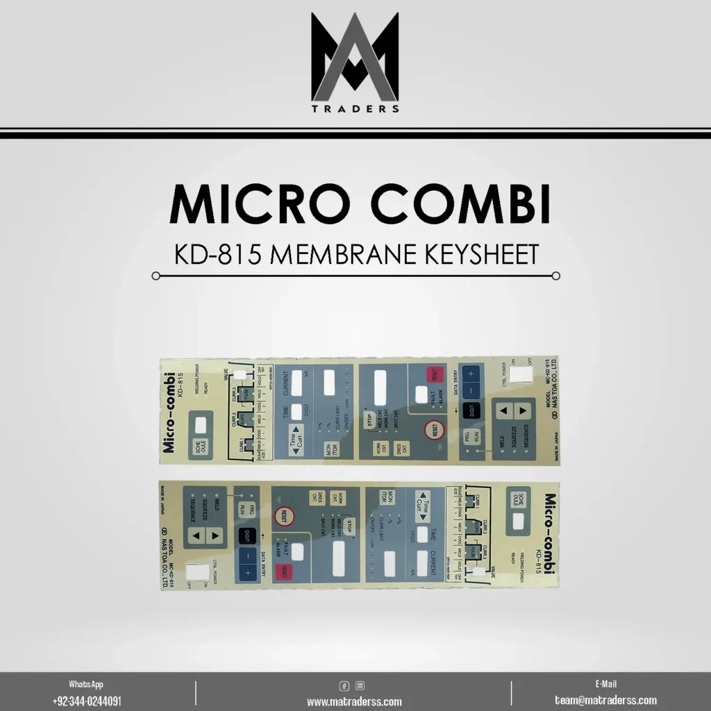 Micro Combi KD-815 Alpha Series Durable Keysheet Panel